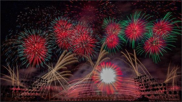 Liuyang fireworks show, a dance of fireworks