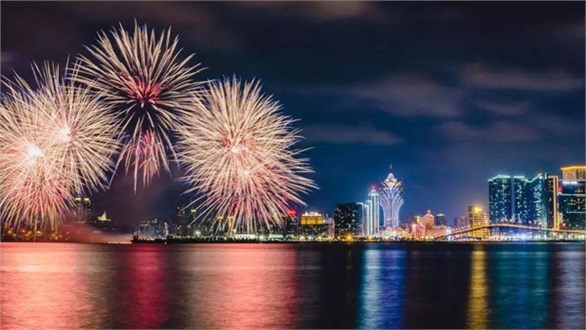 2019 macau New Year's eve fireworks