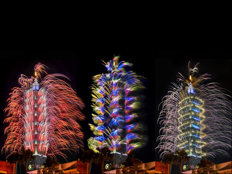 2017、2018、2019台北101