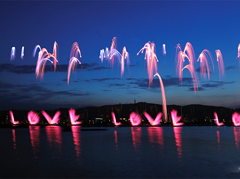 橘子洲国际音乐焰火《两个人的烟火》